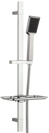 ECA Royal Banyo Bataryası + T-MAY Arya Kare Borulu Hareketli Sürgülü Duş Seti Üst Takımı - 3