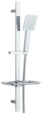 ECA Niobe Banyo Bataryası + T-MAY Çam Kare Borulu Hareketli Sürgülü Duş Seti Üst Takımı - 3