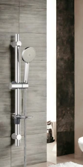 ECA Niobe Banyo Bataryası + T-MAY Lidya Oval Borulu Hareketli Sürgülü Duş Seti Üst Takımı - 4