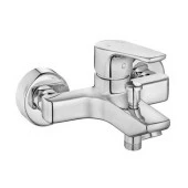 ECA Niobe Banyo Bataryası + T-MAY Sümbül Kare Borulu Hareketli Sürgülü Duş Seti Üst Takımı thumbnail 2