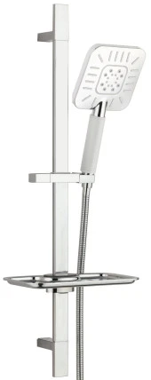 ECA Lia Banyo Bataryası + T-MAY Çamlıca Kare Borulu Hareketli Sürgülü Duş Seti Üst Takımı thumbnail 3