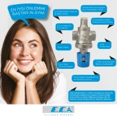 ECA Lia Banyo Bataryası + T-MAY Çamlıca Kare Borulu Hareketli Sürgülü Duş Seti Üst Takımı thumbnail 10