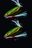 Jig yem 2 Adet Lures Yapay Yem Suni Yem Lrf Yem Lüfer Ailesi Jig Yem 20 gr - 4