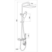 Fleko Piano-G Plus Antrasit Duş Sistemi thumbnail 2