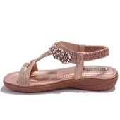 Dagoster DZA07-74172497CN Bej Günlük Ortopedik Kadın sandalet - 3