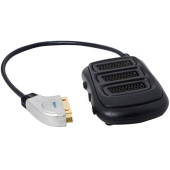 S-Link Slx-Sc35 Scart To 3 Scart Çoklayıcı Metal Kasa Altın Uçlu Kablo - 1
