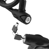 Kilit Motosiklet Kilidi Motorsiklet Bisiklet Halat Zincir Çelik Kilit Hırsız Önlem Güvenlik 120 cm - 4