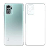 Xiaomi Redmi Note 10 Kılıf Şeffaf Silikon Kamera 3D Tıpalı - 2