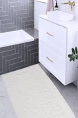 Mira Home Büyük Banyo Ayak Havlusu % 100 Pamuk Desenli 50x100 Cm Soft - 9