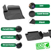 Opel Mokka B Elektrikli 2021+ Uyumlu SAHLER Araca Özel 4.5D Oto Paspas - Havuzlu Paspas - Mokka B Elektrikli Havuz Paspas thumbnail 2