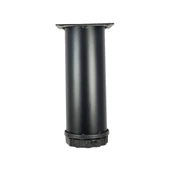 40 LIK 20 CM SİYAH METAL YUVARLAK AYAK ( 4 ADET ) - 3