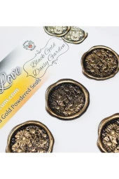 Mühürcüm Papatya Bahçesi 12 Adet 3D Hazır Kendinden Yapışkanlı Sticker Mühür RM2113 - 3