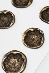 Mühürcüm Sakura 12 Adet 3D Hazır Kendinden Yapışkanlı Sticker Mühür RM2114 - 2