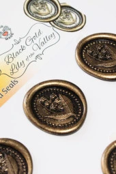 Mühürcüm  Vadi Zambağı 12 Adet 3D Hazır Kendinden Yapışkanlı Sticker Mühür RM2115 - 4