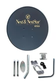 Çanak Anten Takımı Siyah 80Cm Çanak Anten - 1