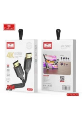 Fuchsia 4K HDMI Kablo 3M 18 Gbps HDMI 2.0 1.4 V Görüntü Aktarım Kablosu thumbnail 8