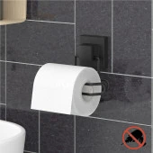 Tekno Tel EF-271 Yapışkanlı Tuvalet Wc Kağıtlık Siyah - 4