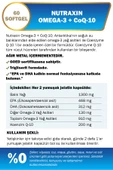 NUTRAXIN OMEGA 3+CoQ-10 60 SOFT GEL - 2