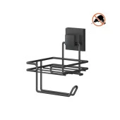 Tekno Tel EF-275 Yapışkanlı Yedekli Tuvalet Wc Kağıtlık Siyah - 1