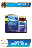 NUTRAXIN OMEGA 3+CoQ-10 60 SOFT GEL - 1