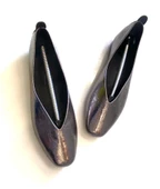 Kadın Babet Hakiki Deri Siyah Platin - 3