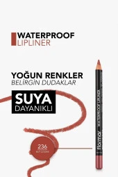Suya Dayanıklı Dudak Kalemi (KAHVE) - Waterproof Lipliner - 236 Nut Cookie - 8690604567492 - 6