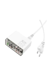 N336 Fuerza PD 65W 3 Adet Type-C 3 Adet USB Şarj Aleti thumbnail 1