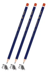 Sınav Kalemi 2.5 B 12 Adet Fatih Sınav Kurşun Kalem 2.5 B Yumuşak Uçlu Kurşun Kalem Kolay Silinebilen - 2