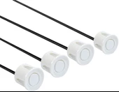 AEMPART Araç geri park sensörü bip bip ses ikazlı beyaz 22mm göz AEM - 2