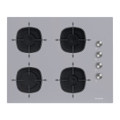 Silverline CS5665S01 Gri Cam Ankastre Ocak 65 cm - 1