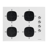 Silverline CS5665W01 Beyaz Cam Ankastre Ocak 65 cm - 1