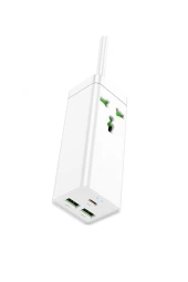 AC99A 1.5M Talent 2 Adet USB 1 Adet Type-C 1 Adet Priz PD30W Şarj Aleti - 1