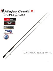 Major Craft Triple Cross New TCX-S732UL LRF Mebaring Kamış Solid Uç 232cm 0.4-5g thumbnail 2