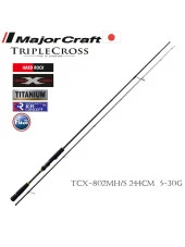 Major Craft Triple Cross New TCX-802MH/S Hard Rock Fish Spin Kamış 244cm 5-30g thumbnail 2