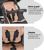 Baby Home 104 Quid Tam Yatarlı Baston Bebek Arabası - 8