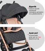 Baby Home 104 Quid Tam Yatarlı Baston Bebek Arabası - 5