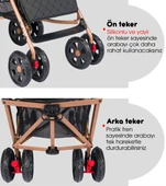 Baby Home 104 Quid Tam Yatarlı Baston Bebek Arabası - 6