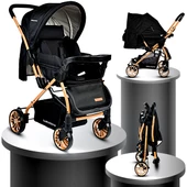 Baby Home Bh-780 Gold Zigi Çift Yönlü Bebek Arabası - 2