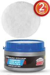 Polisaj Yünü Pasta Cila Seti 2li UV Korumalı Çizik Alıcı Pasta Cila Macunu Seti thumbnail 1