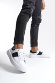 Erkek Şerit Detaylı Rahat Taban Çift Renkli Günlük Spor Ayakkabı Sneaker - 6