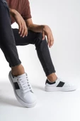 Erkek Şerit Detaylı Rahat Taban Çift Renkli Günlük Spor Ayakkabı Sneaker - 5