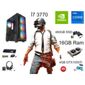 GameStorm i7 3770S 16GB Ram 480GB SSD 4GB GTX1050Ti Masaüstü Oyun Bilgisayarı - 1