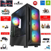 GameStorm i7 4770 8GB Ram 256GB SSD 4GB GTX1050Ti Masaüstü Oyun Bilgisayarı - 1