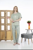 Estiva 24139 Magic İdea Kadın Kısa Kol Pijama Takımı - 3
