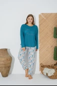 Estiva 24077 Kadın Uzun Kollu Pijama Takımı - 10