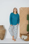 Estiva 24077 Kadın Uzun Kollu Pijama Takımı - 11