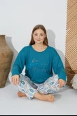 Estiva 24077 Kadın Uzun Kollu Pijama Takımı - 12