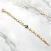 Nazarlı 925 Ayar Gümüş Hallow Bileklik thumbnail 2