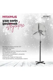 MAXIMUS 30 İNÇ AYAKLI VANTİLATÖR thumbnail 1