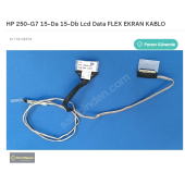 HP 250-G7 15-Da 15-Db Lcd Data FLEX EKRAN KABLO - 1